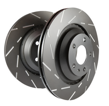 Load image into Gallery viewer, EBC 2016+ Honda Civic (Excl Si) USR Blackdash Sport Slotted Rear Rotors - Black Ops Auto Works