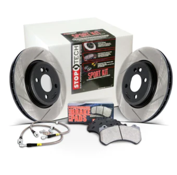 Sport Axle Pack, Slotted, Front-Brake Kits - Performance Slot-Stoptech-