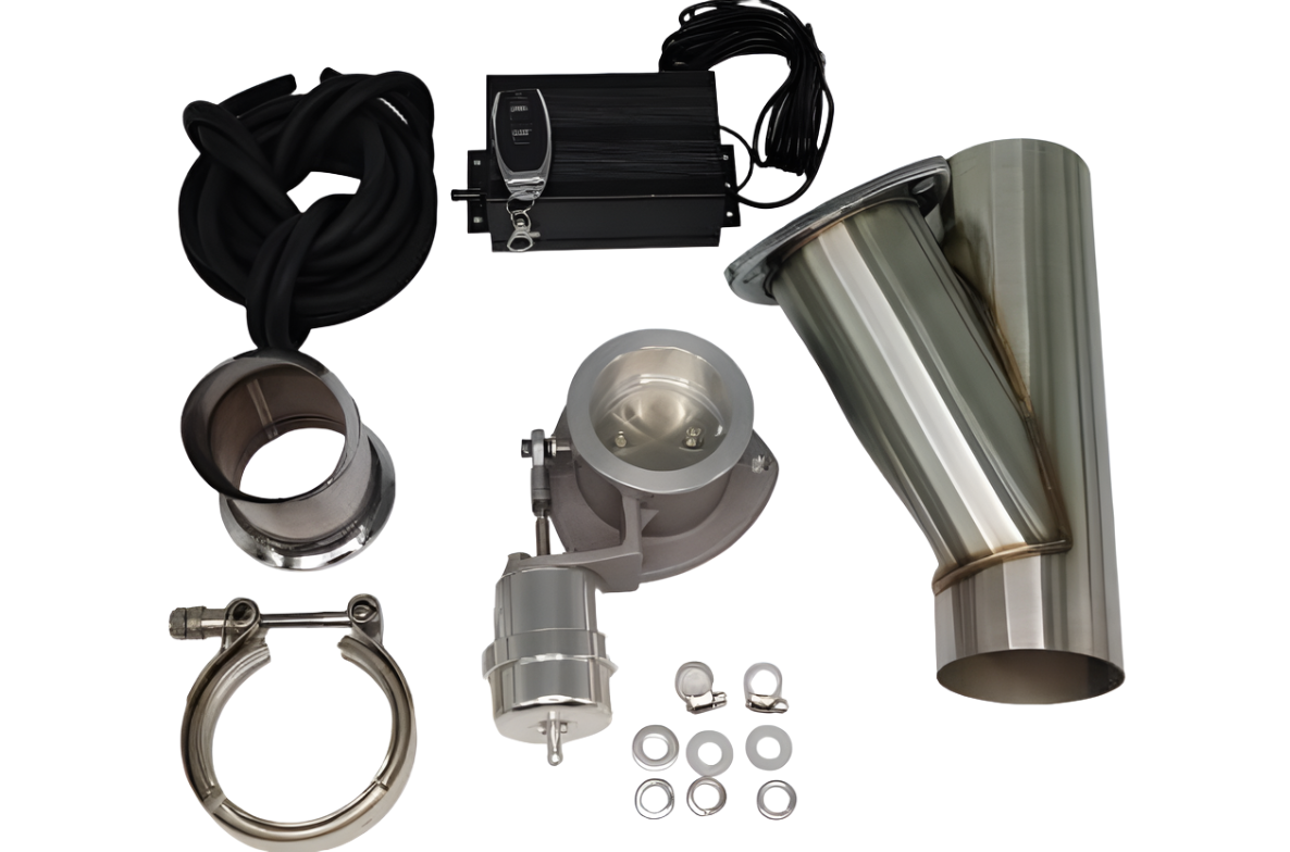 Granatelli 3.0in Stainless Steel Vacuum Controlled Electronic Exhaust