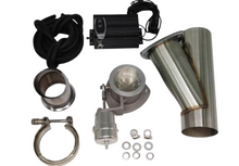 Load image into Gallery viewer, Granatelli 3.0in Stainless Steel Vacuum Controlled Electronic Exhaust Cutout w/Slip Fit/Band Clamp Granatelli Motor Sports