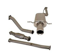 Load image into Gallery viewer, Turbo XS 02-07 WRX/STI Catted Standard Muffler Turboback Exhaust Turbo XS
