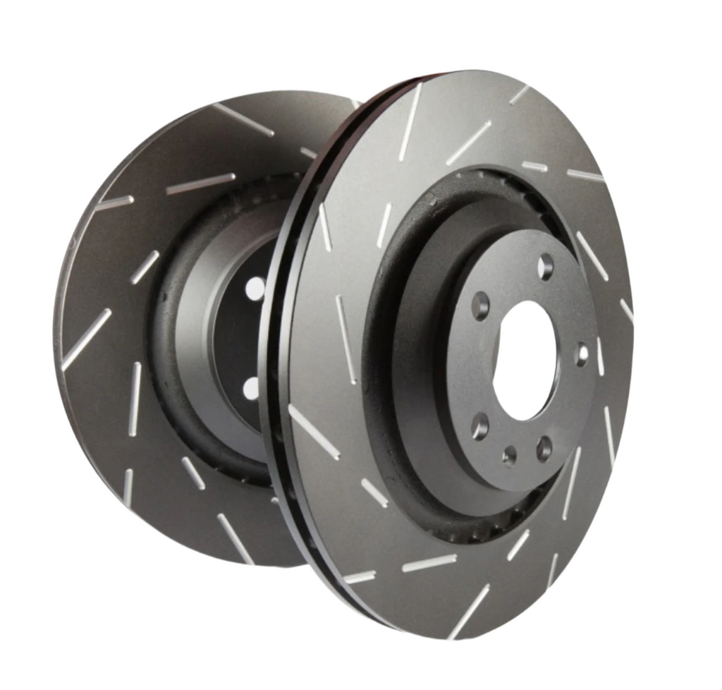 EBC 05-06 Pontiac GTO 6.0 (Vented Rear Rotors) USR Slotted Rear Rotors-Brake Rotors - Slotted-EBC