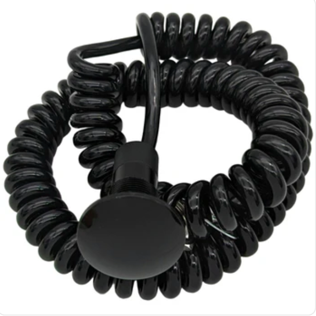 Granatelli Momentarily Armed Large Plastic Push Button - Black Granatelli Motor Sports