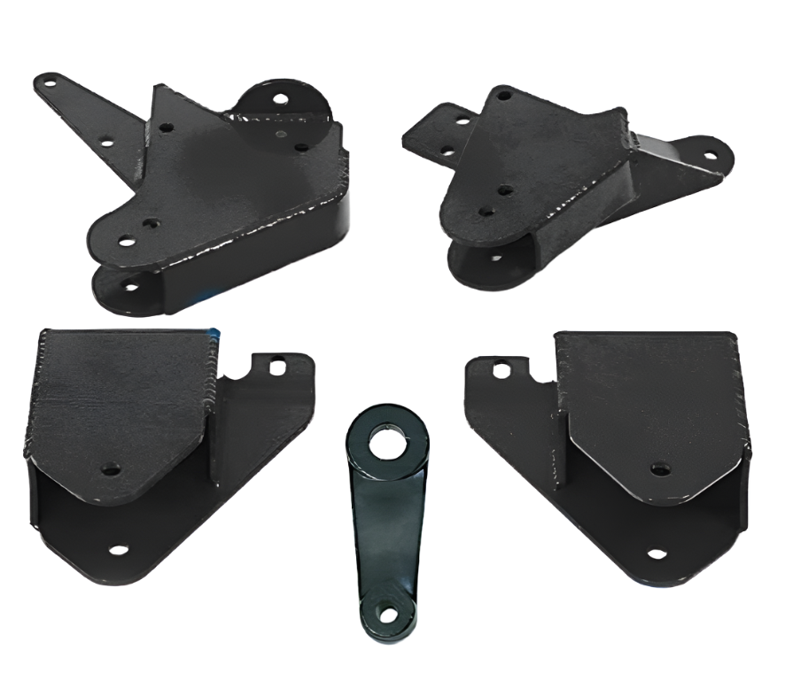 Fabtech 01-04 Ford F250/350 2WD 4in & 6in Basic System - Component Box-Lift Kits-Fabtech
