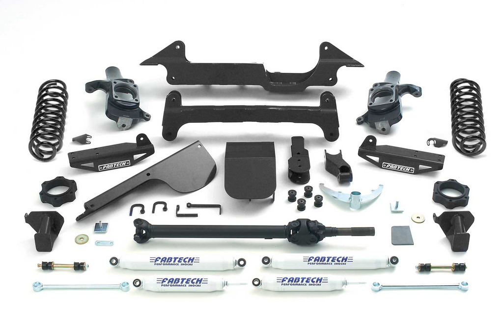 Fabtech 03-08 Hummer H2 4WD w/Rear Coil Springs 6in Performance System - Component Box 3 - Black Ops Auto Works