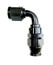 Load image into Gallery viewer, FRA689010-BL-Fragola -10AN Real Street x 90 Degree Hose End Black For PTFE Hose-Fittings-Fragola
