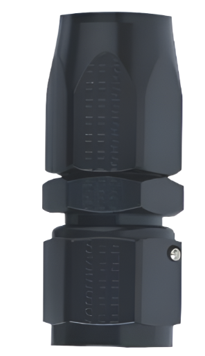 Fragola -10AN Straight Banjo Hose End - Black Fragola