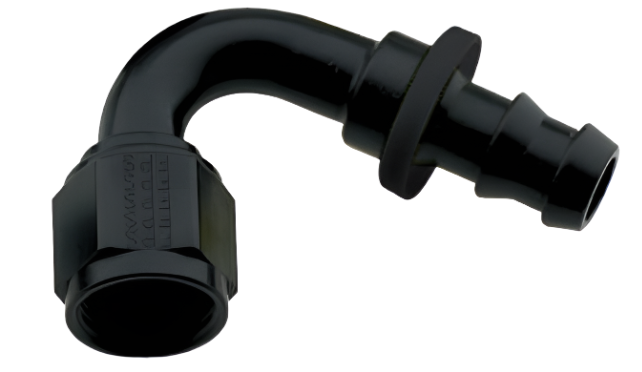 FRA212010-BL-Fragola -10AN Push-Lite End 120 Degree - Black-Fittings-Fragola
