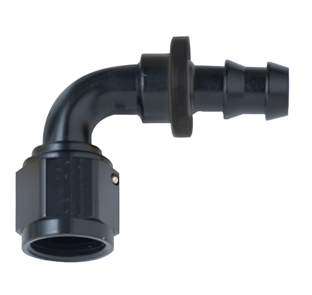 Fragola -10AN Push-Lite End 90 Degree - Black Ops Auto Works