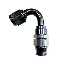 Load image into Gallery viewer, FRA681208-BL-Fragola -8AN Real Street x 120 Degree Hose End Black For PTFE Hose-Fittings-Fragola
