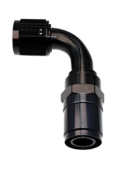 FRA2609004-Fragola -4AN Race-Rite Crimp-On Hose End 90 Degree-Fittings-Fragola
