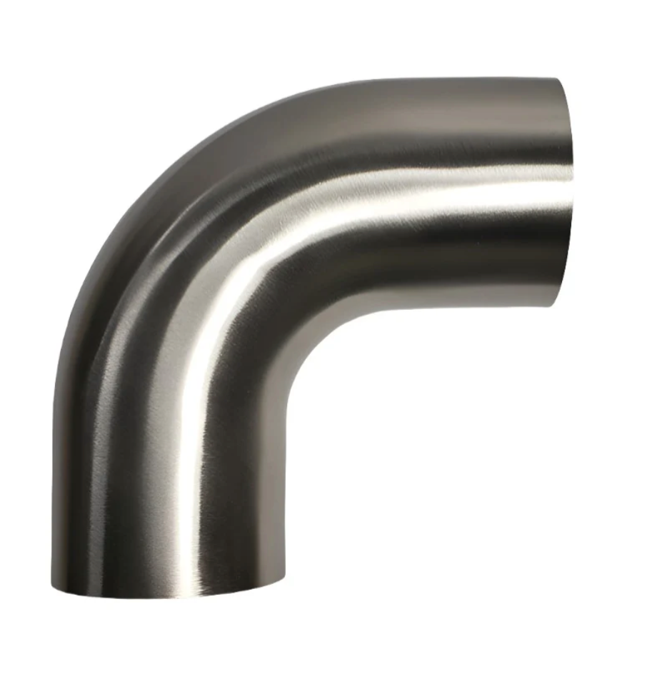 Stainless Bros 2.50in Diameter 1.5D / 3.75in CLR 90 Degree Bend Leg Mandrel Bend - Black Ops Auto Works