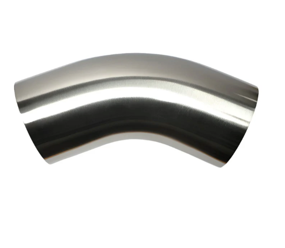 Stainless Bros 3in Diameter 1D 45 Degree Bend Leg Mandrel Bend - Black Ops Auto Works