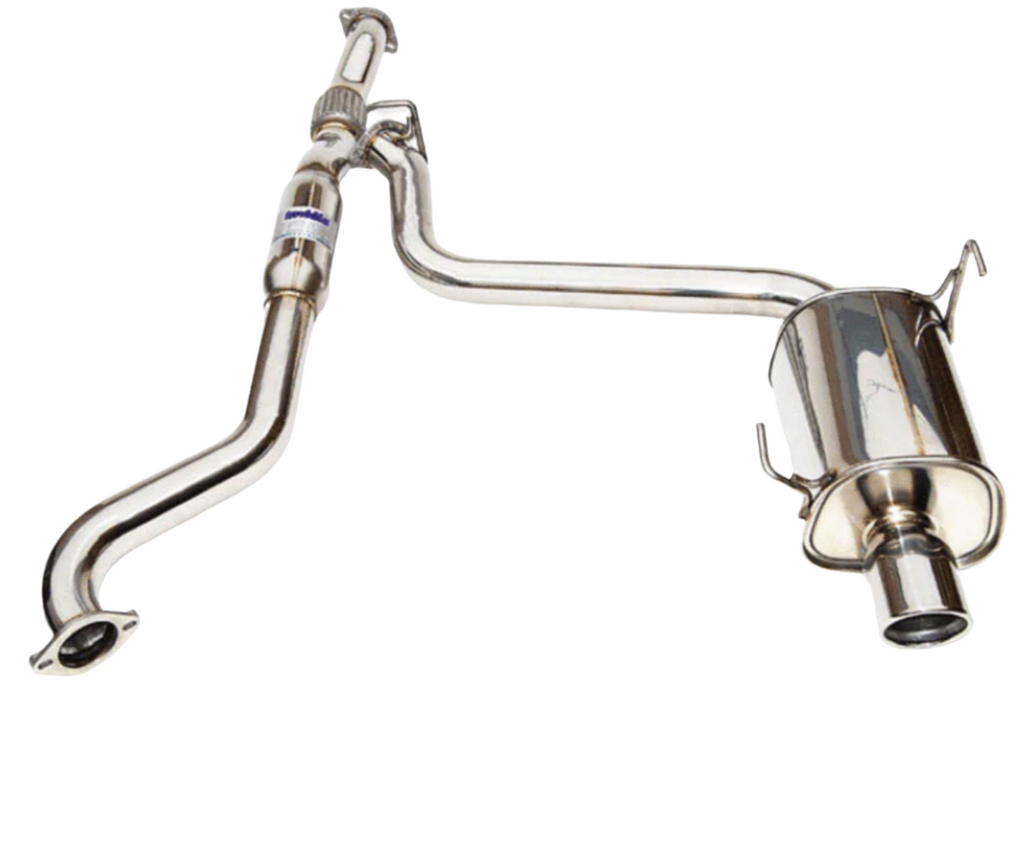 INVHS15SW4G3S-Invidia 15+ Subaru WRX/STI Single Q300 Rolled Stainless Steel Tip Cat-back Exhaust-Catback-Invidia