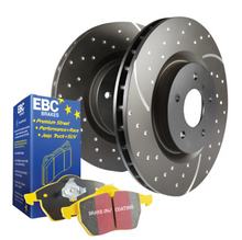 Load image into Gallery viewer, EBCS2KF1731-EBC S2 Kits Greenstuff Pads and USR Rotors-Brake Rotors - Slotted-EBC