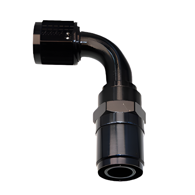 FRA2609006-Fragola -6AN Race-Rite Crimp-On Hose End 90 Degree-Fittings-Fragola