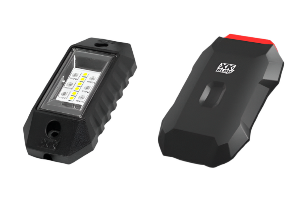 XKGAP-ROCK-ADV-XK Glow RGBW Addressable LED Rock Light Kits Advanced XKalpha App Controlled-Light Bars & Cubes-XKGLOW