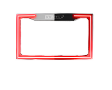 Load image into Gallery viewer, XKGXK034018-W-XK Glow Motorcycle License Plate Frame Light w/ Turn Signal - Chrome-Light Accessories and Wiring-XKGLOW