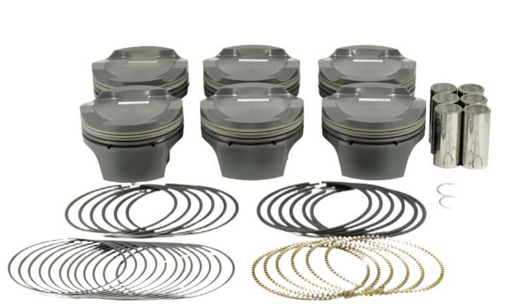 MHL197832209-Mahle MS BMW N54 B30 3.0L 84.00mm x 31.7mm CH 17.2cc 314g 10.2CR Pistons (Set of 6)-Piston Sets - Forged - 6cyl-Mahle
