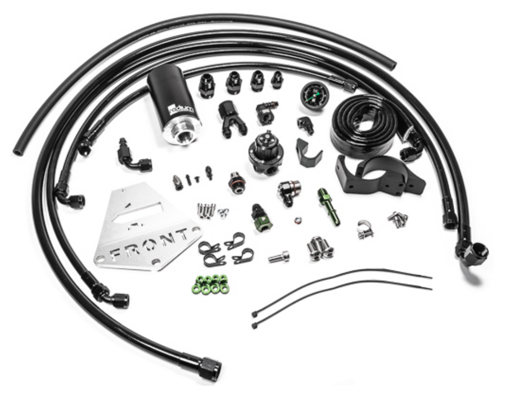 RAD20-1326-05-Radium Engineering 10-15 Chevy Camaro LS3/LS7/L99 Fuel Hanger Plumbing Kit - Microglass Filter-Fuel Pump Hangers-Radium Engineering