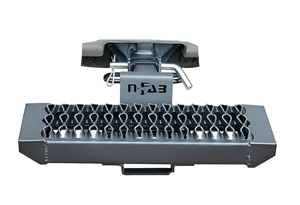 NFBGHS2018-TX-N-Fab Universal Growler Hitch Step - 2in Receiver-Hitch Accessories-N-Fab