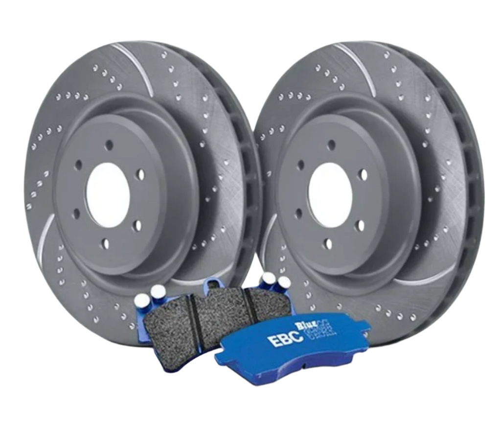 -EBC S6 Brake Pad and Rotor Kit-Brake Rotors - Slot & Drilled-EBC