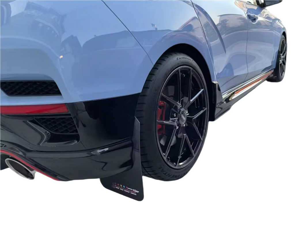 Rally Armor Rally Armor 19-22 Hyundai Veloster N Black Mud Flap BCE Logo
