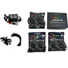 Load image into Gallery viewer, RGB Halo Kits Flow Series LED underglow lighting kit custom 6-piece flexible configuration