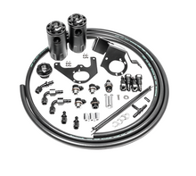 Load image into Gallery viewer, RAD20-1564-FL-Radium Engineering 09-15 Cadillac CTS-V Dual Catch Can Kit-Oil Catch Cans-Radium Engineering