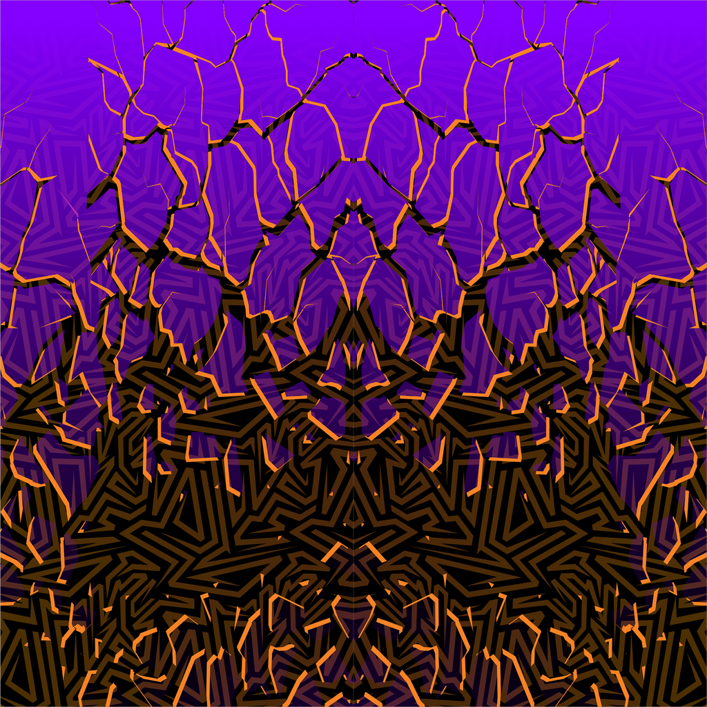 Vinyl Car Wrap Film - Shattered Illusions (Purple)-Vehicle Wrap-Wraptek