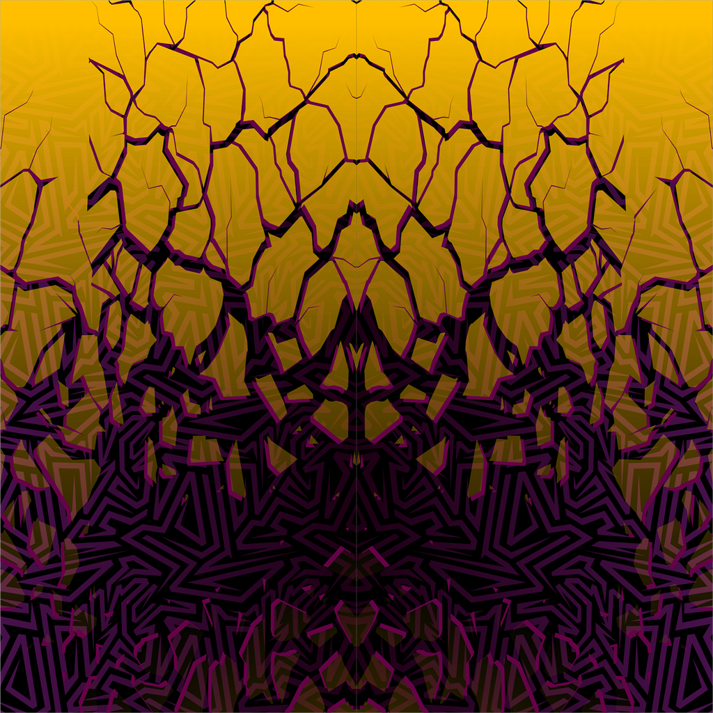 Vinyl Car Wrap Film - Shattered Illusions (Yellow)-Vehicle Wrap-Wraptek