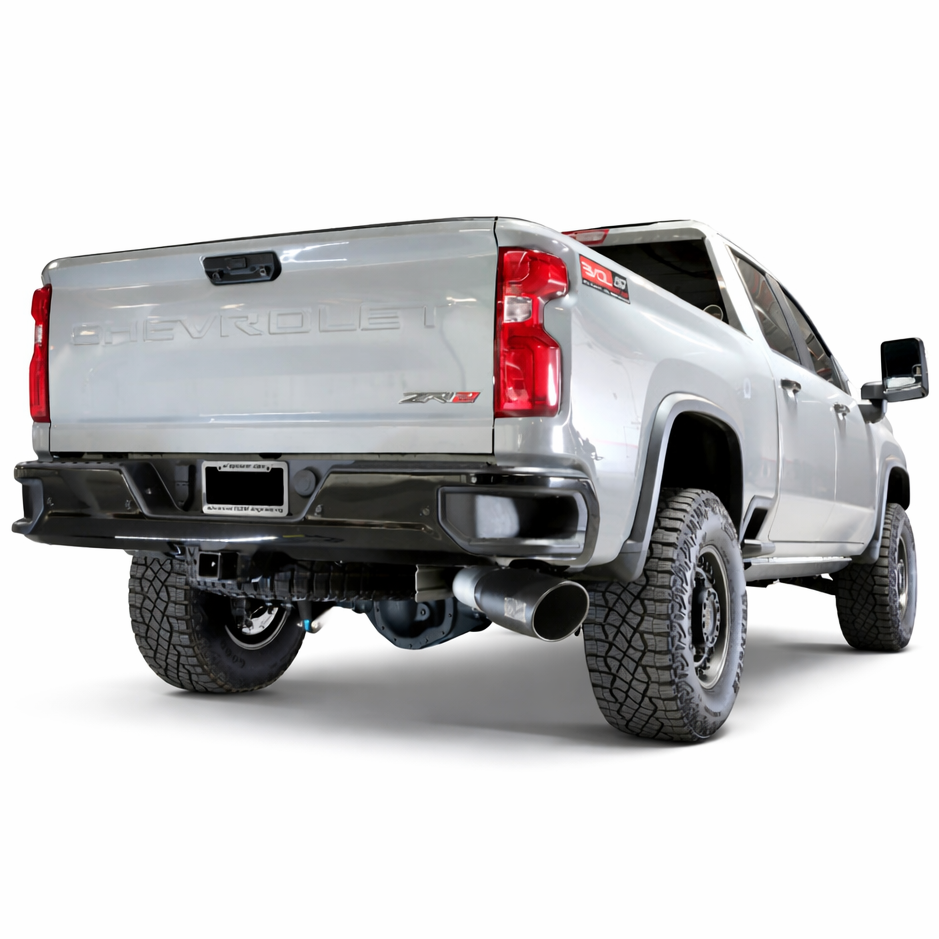 Exhaust installed on 6.6L Duramax