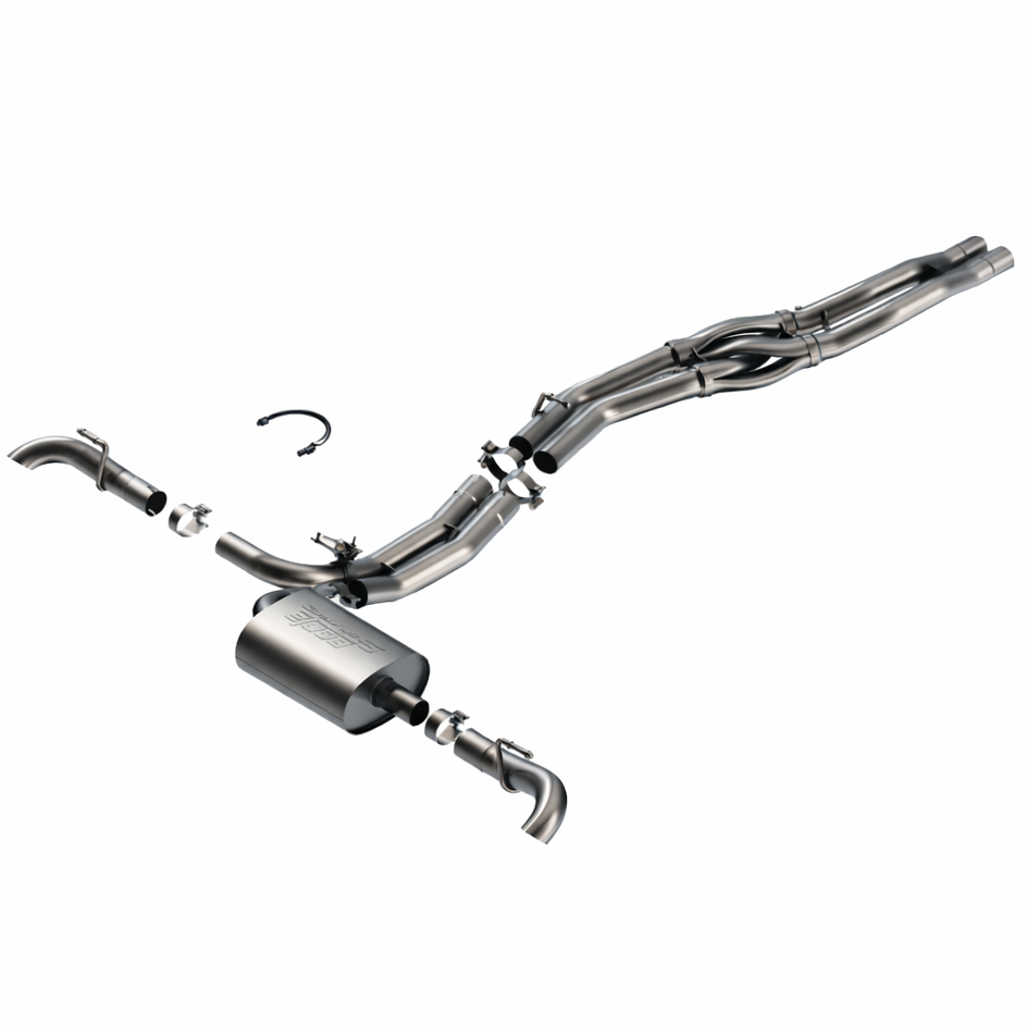 Borla 141008 S-Type cat-back exhaust system full view