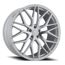 Load image into Gallery viewer, Morus Stern 22x9.5 +25 5x112mm 66.56mm Silver Machined Spoke Faces