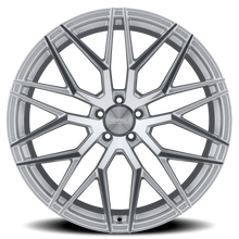 Load image into Gallery viewer, Morus Stern 22x9.5 +25 5x112mm 66.56mm Silver Machined Spoke Faces
