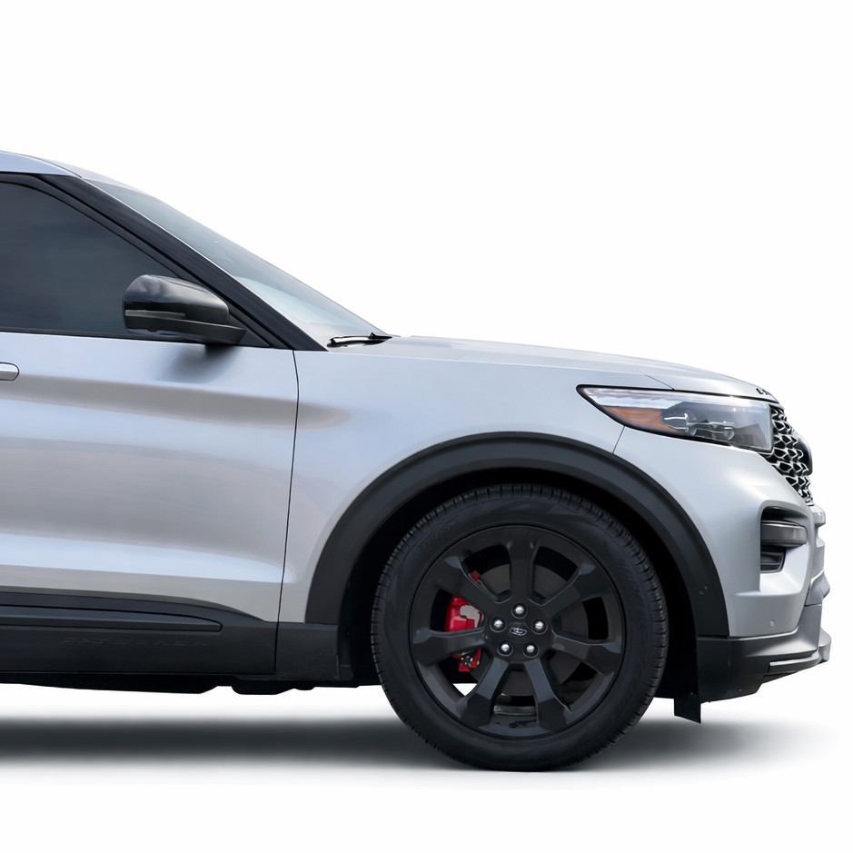 Close-up of Swift Sport high-tensile cold-wound steel springs with powder-coated finish.