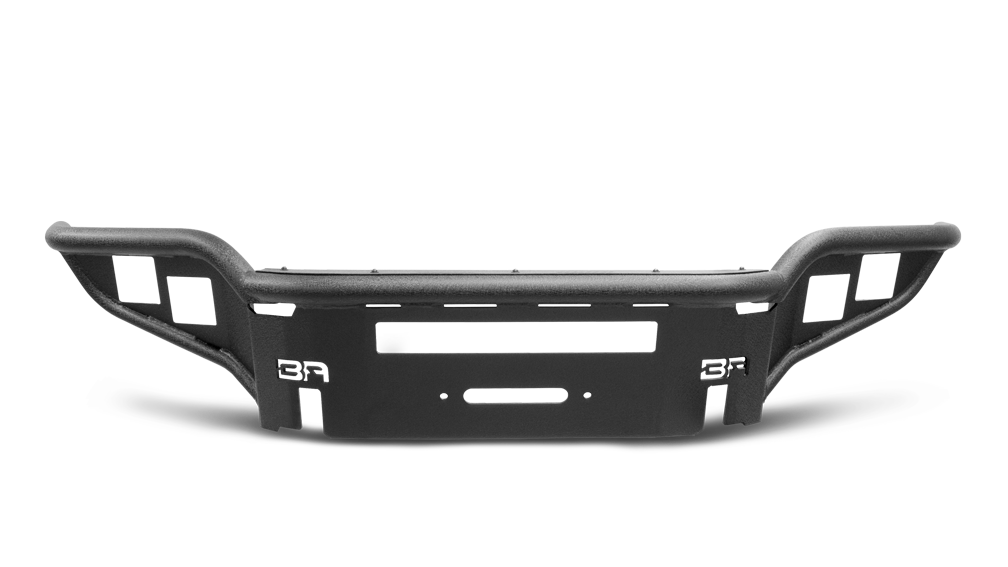 -Body Armor 4x4 2016+ Toyota Tacoma Desert Series Front Winch Bumper-Bumpers - Steel-Body Armor 4x4