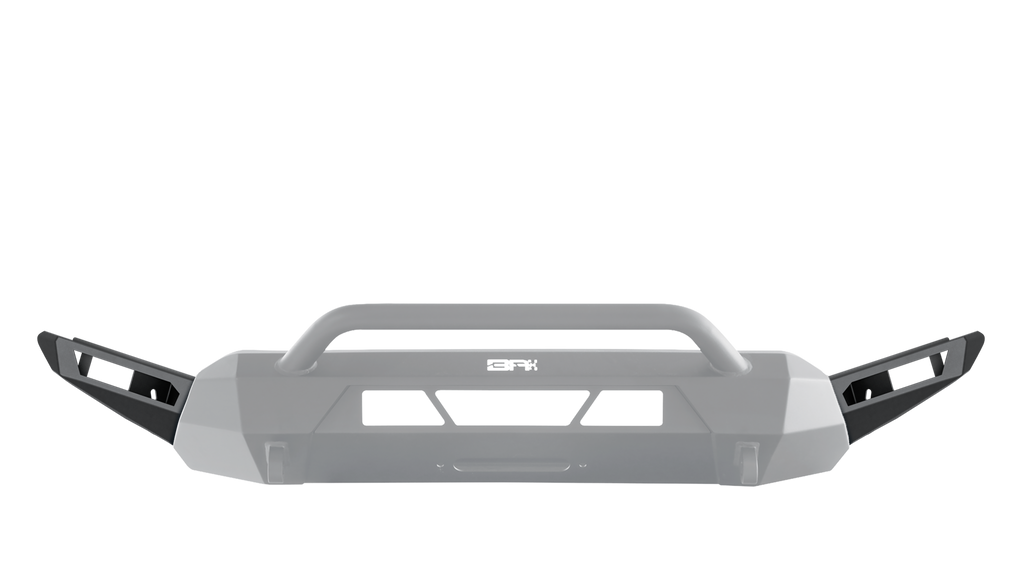 -Body Armor 4x4 16-22 Toyota Tacoma HiLine Bumper High Clearance Side Wings (Black)-Bumpers - Steel-Body Armor 4x4