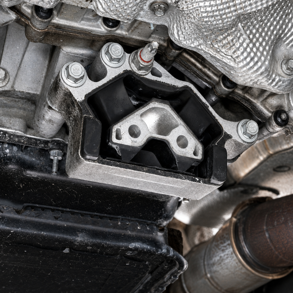 OEM Stock Transmission Mount Before Replacement 2020+ Ford Explorer
