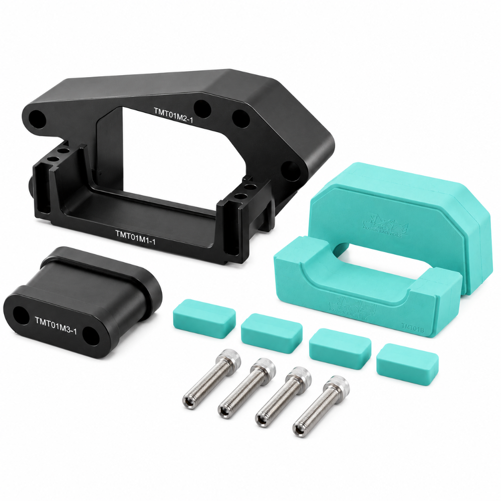 JXB TMT01A0 Billet Transmission Mount Exploded View Parts 2020+ Ford Explorer Lincoln Aviator