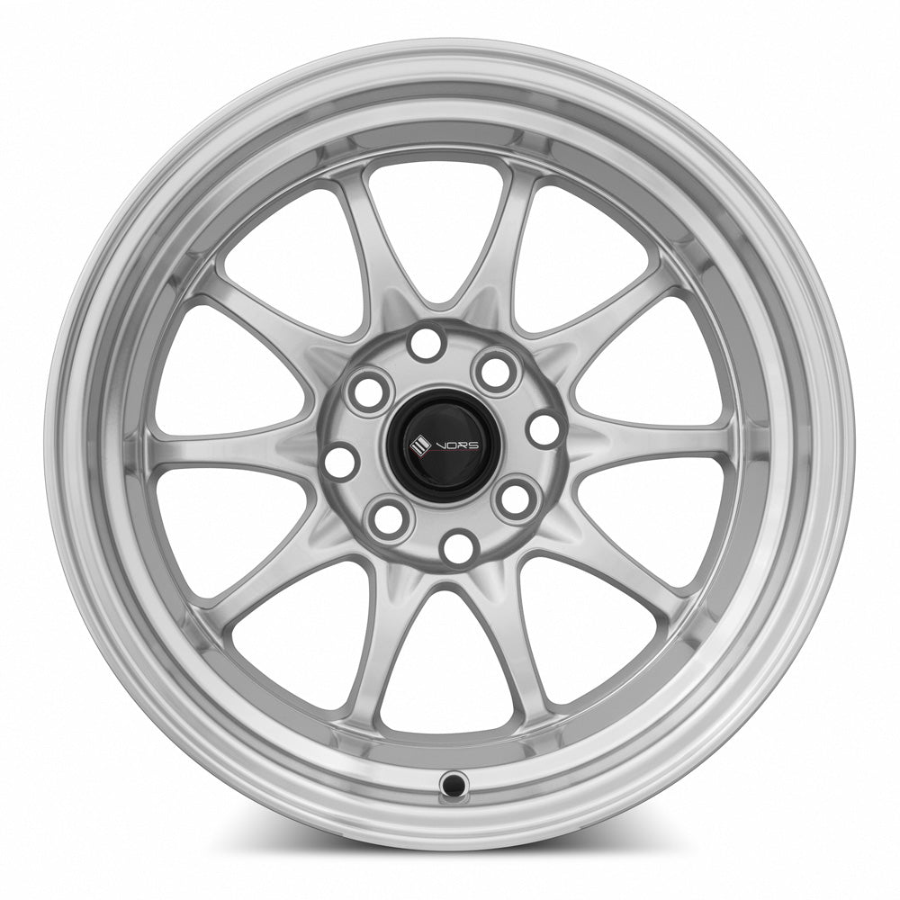 Vors Wheels Vors TR3 15x8 0 4x98mm 73.1mm Silver Machine Lip