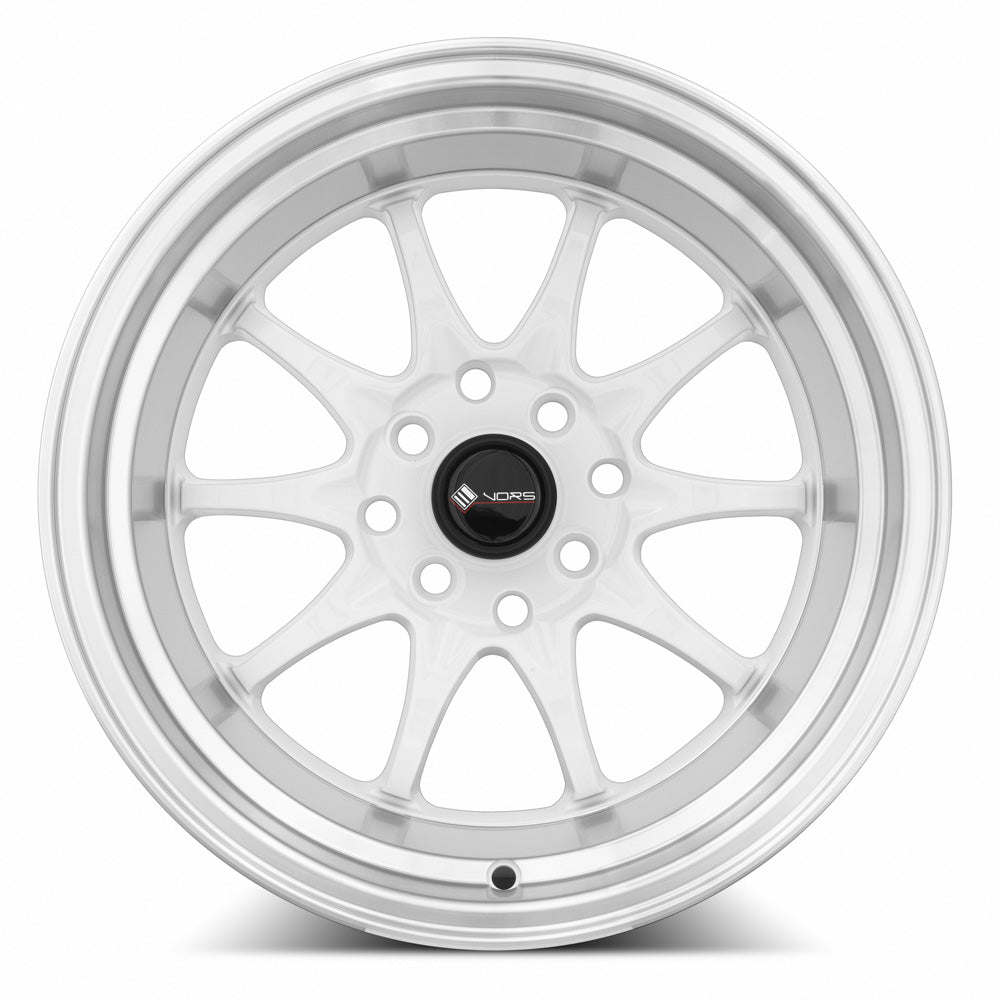 Vors Wheels Vors TR3 15x9 0 4x108mm 73.1mm White
