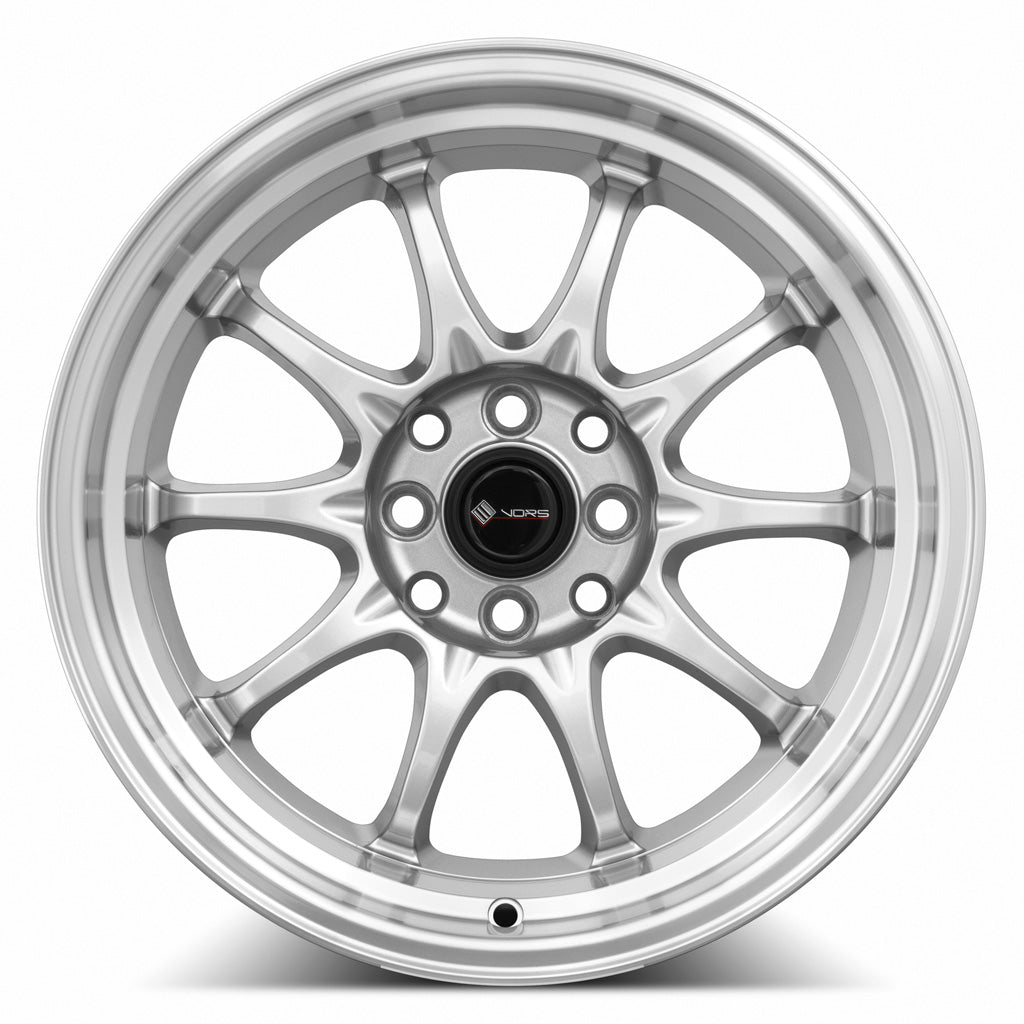 Vors Wheels Vors TR3 16x8 20 4x98mm 73.1mm Silver Machine Lip