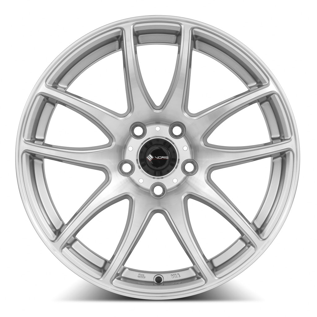 Vors Wheels Vors TR4 17x9 30 5x120mm 73.1mm Silver Machined Face