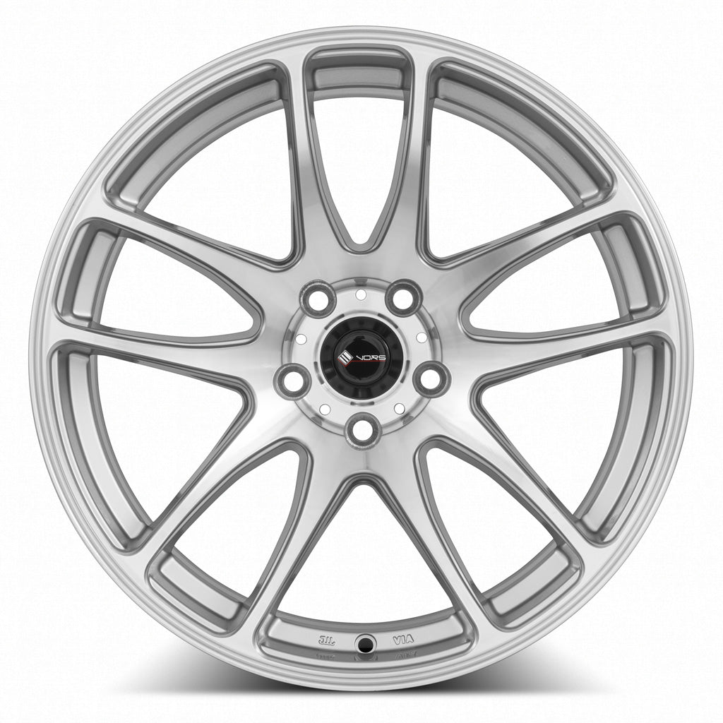 Vors Wheels Vors TR4 17x8 35 4x100mm 73.1mm Silver Machined Face
