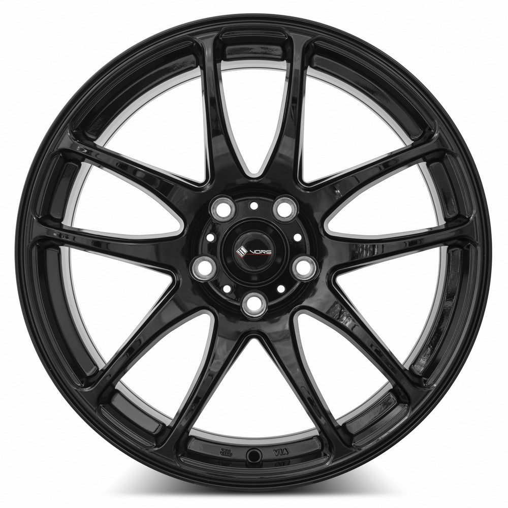 Vors Wheels Vors TR4 17x9 30 5x115mm 73.1mm Gloss Black