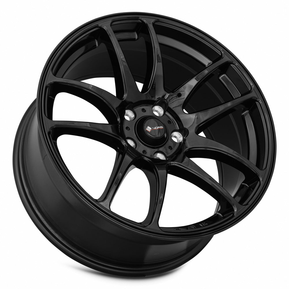 Vors Wheels Vors TR4 17x9 30 5x115mm 73.1mm Gloss Black