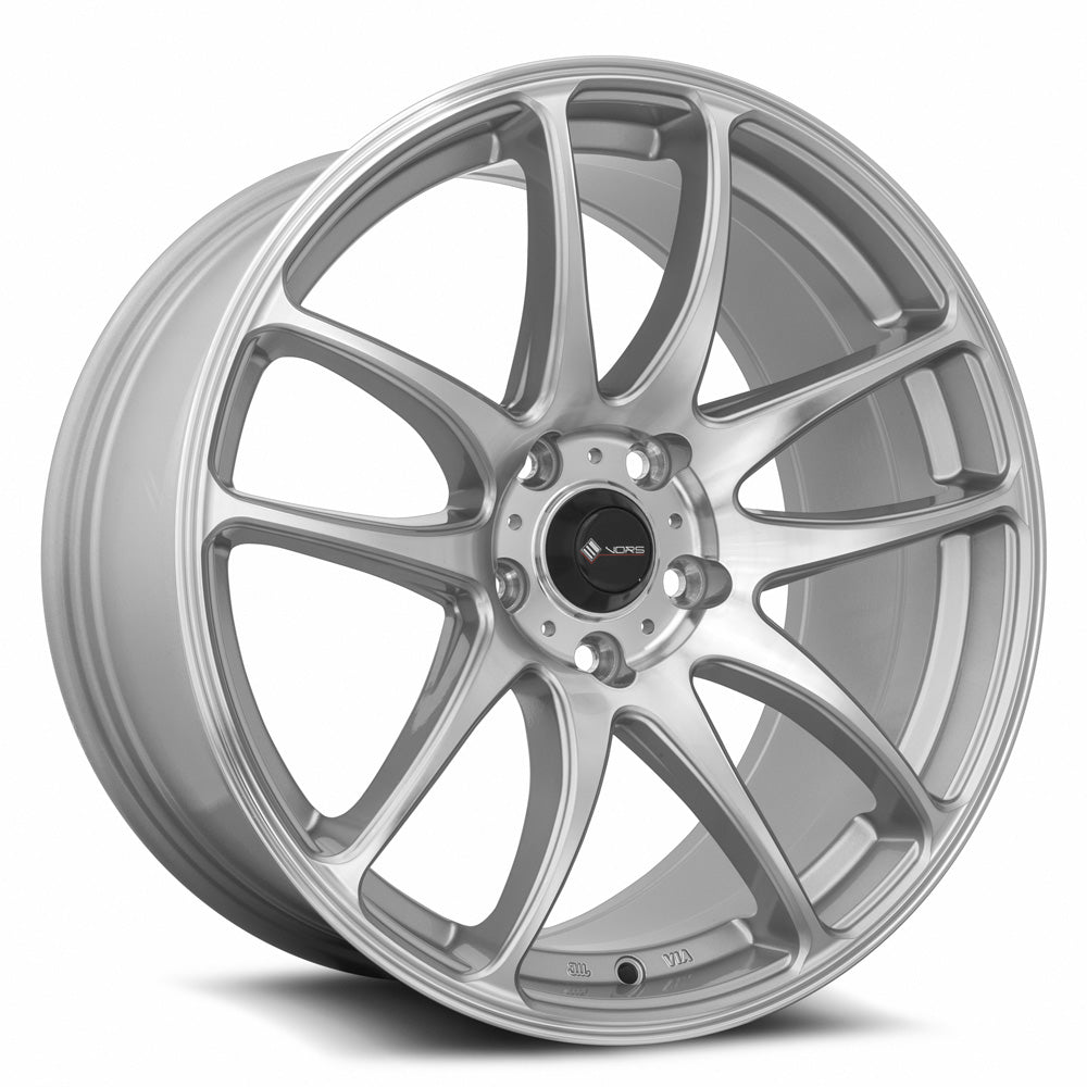 Vors Wheels Vors TR4 18x8.5 35 5x105mm 73.1mm Silver Machined Face