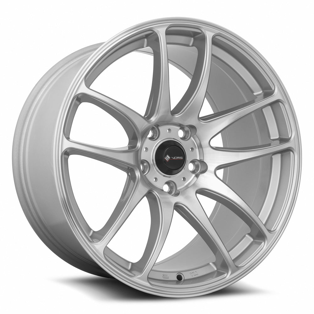 Vors Wheels Vors TR4 18x9.5 35 5x108mm 73.1mm Silver Machined Face