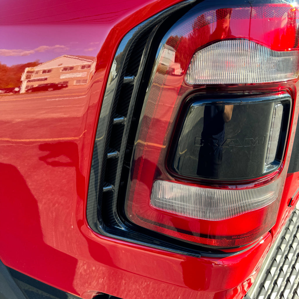 2019+ RAM TRX / RHO Carbon Fiber Taillight Vent Covers!